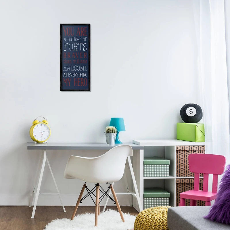 Stupell Industries You Are My Hero Framed Giclee Art