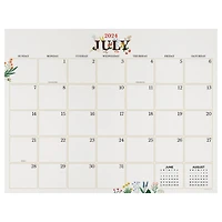 TF Publishing 2024-2025 Large Floral Desk Pad Calendar