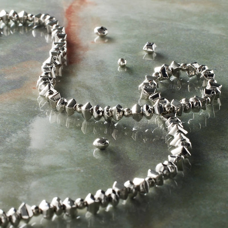 Silver Metal Bead Mix by Bead Landing™