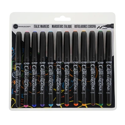 Manuscript CalliCreative Italic Fine Tip Calligraphy Marker Set