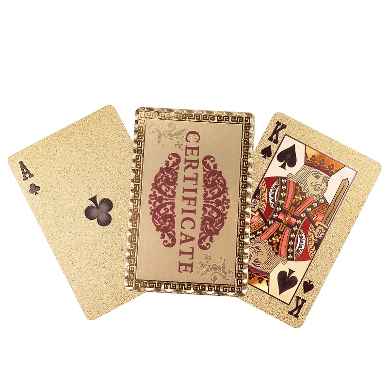 Toy Time 24k Gold Playing Cards