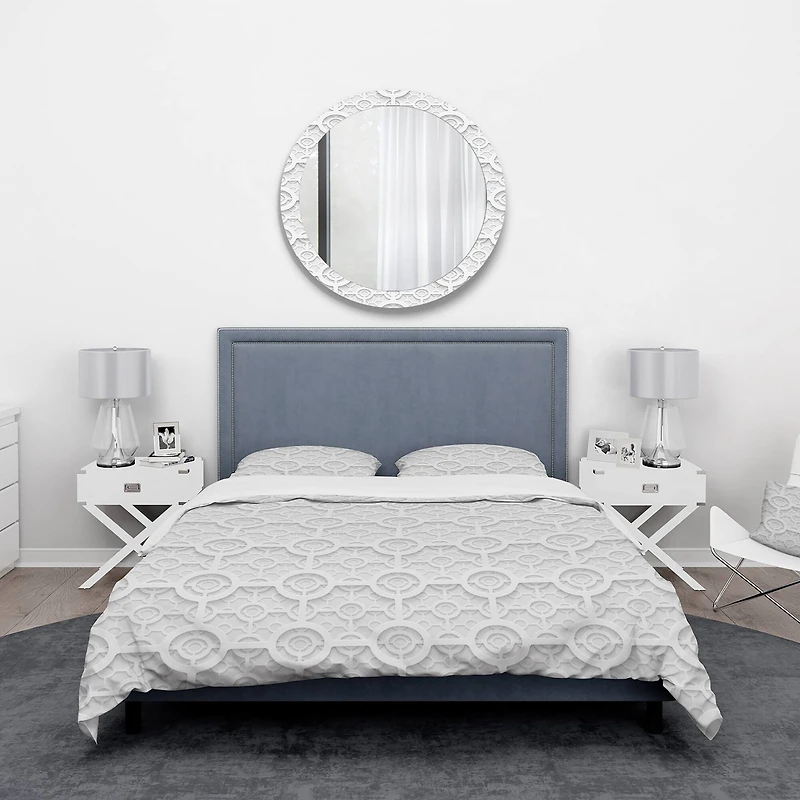 Designart 'Geometric Pattern' Scandinavian Bedding Set