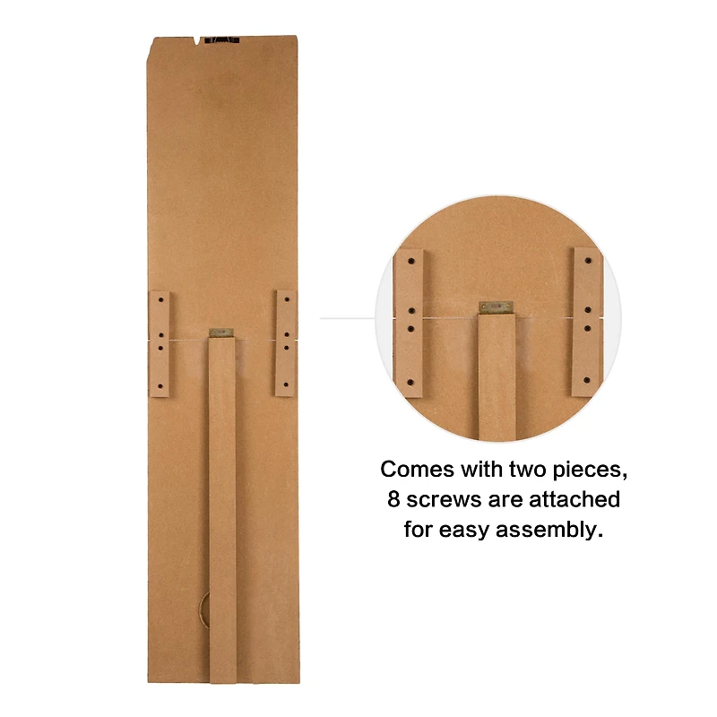 Glitzhome® Black & White Wooden BOO Porch Sign