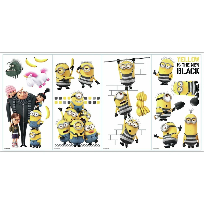 RoomMates Despicable Me 3 Peel & Stick Wall Decals