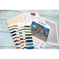 Letistitch Decorating the Haunted House Counted Cross Stitch Kit