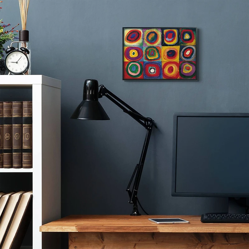 Stupell Industries Abstract Circles Framed Wall Art