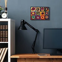 Stupell Industries Abstract Circles Framed Wall Art