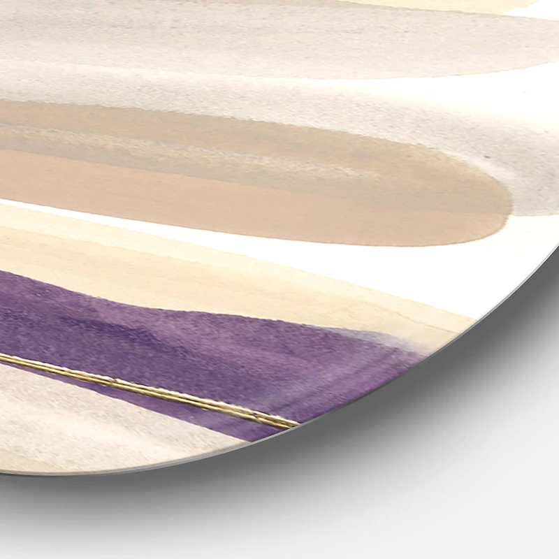 Designart - Shape of Glam Purple I