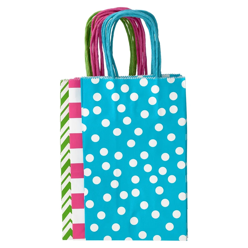 6 Packs: 13 ct. (78 total) Small Polka Dot Gift Bags by Celebrate It™