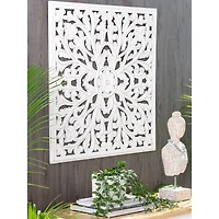 Habitat Beakman White Square Medallion