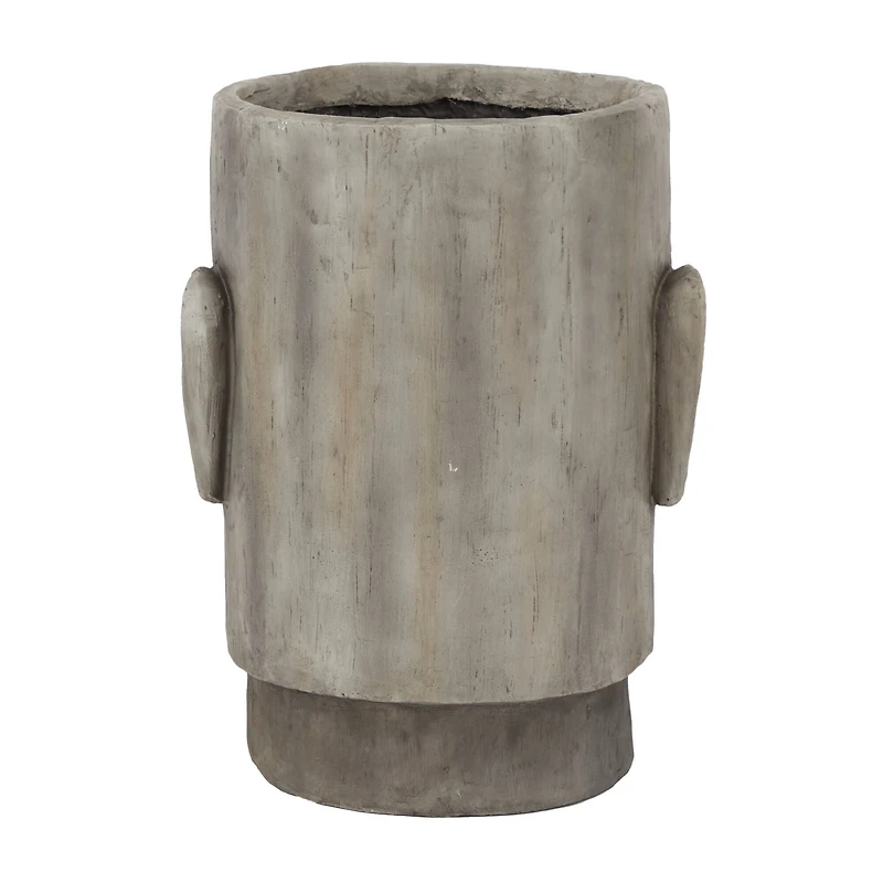 The Novogratz Brown Contemporary Planter, 13" x 14" x 18"