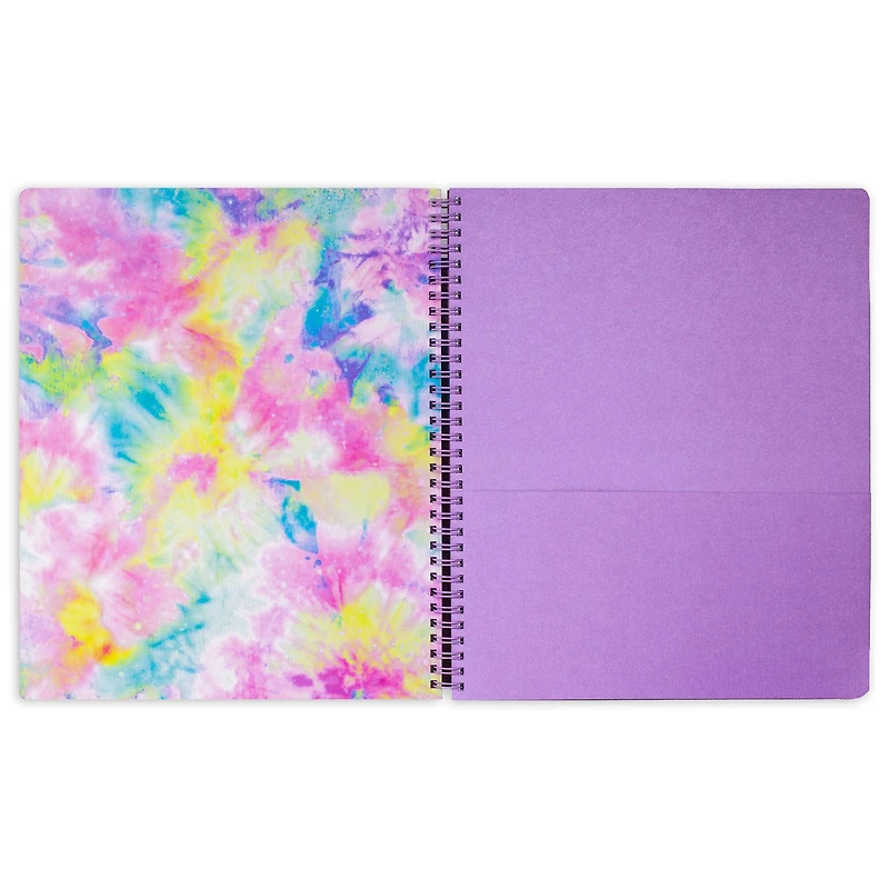 Steel Mill & Co.® Tie Dye Large Spiral Notebook
