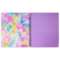 Steel Mill & Co.® Tie Dye Large Spiral Notebook