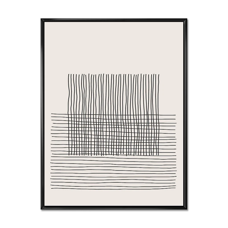 Designart - Minimal Geometric Lines And Squares V