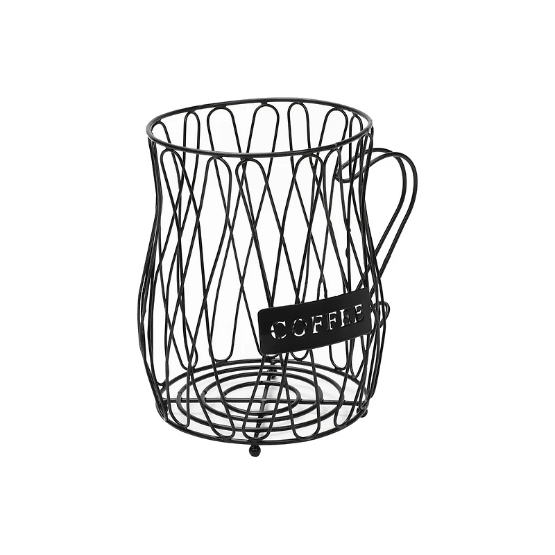 Mind Reader Matte Black Single Serve Coffee Pod Storage