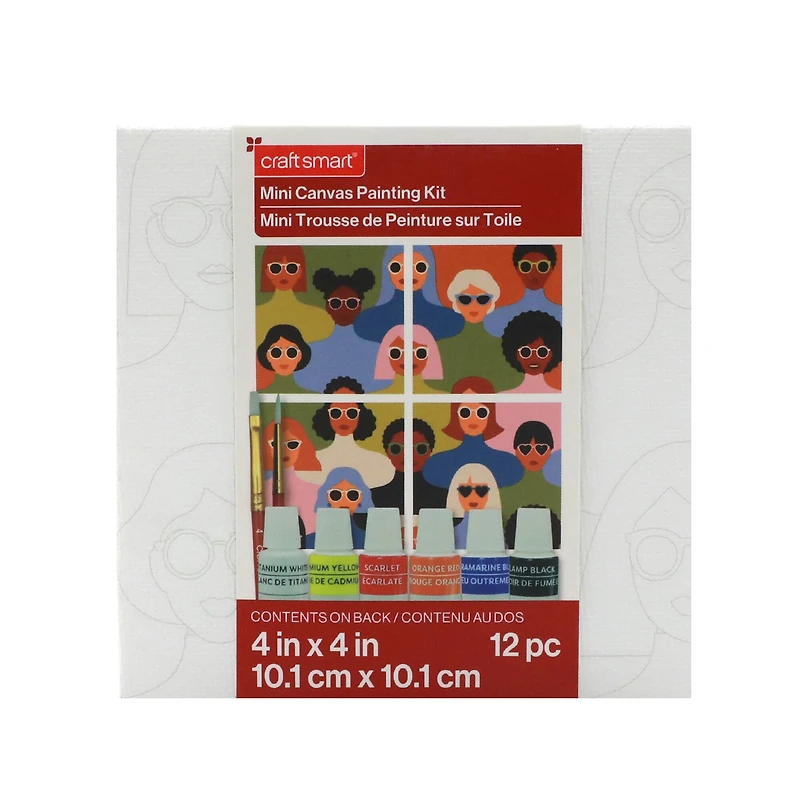People Mini Canvas Painting Kit by Craft Smart®