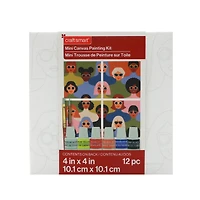 People Mini Canvas Painting Kit by Craft Smart®