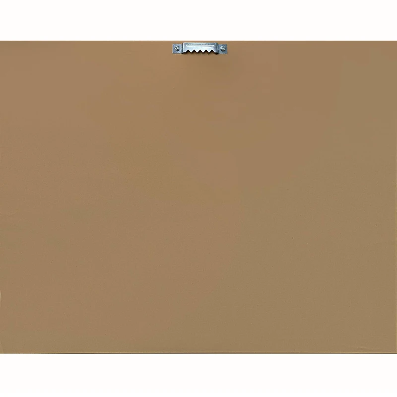 12" x 15" Santa with Reindeer Framed Canvas Wall Décor by Ashland®