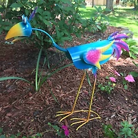 Santa's Workshop 20.5" Blue Iron Jungle Bird