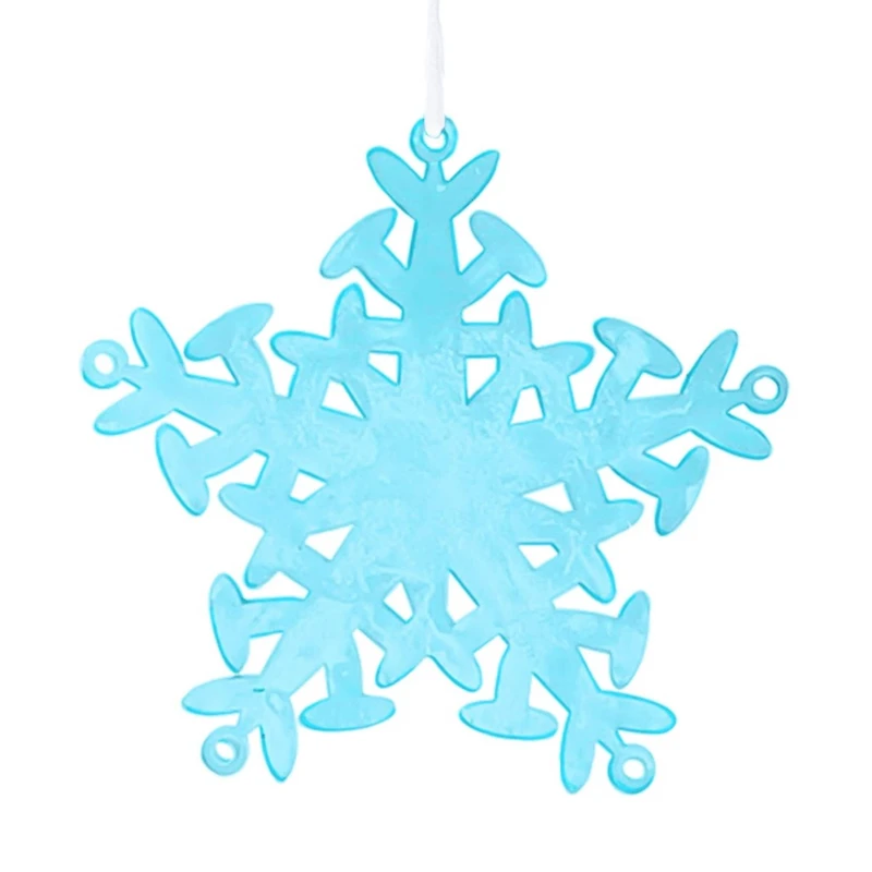 Essentials by Leisure Arts 3" Snowflake Clear Acrylic Ornaments, 10ct.