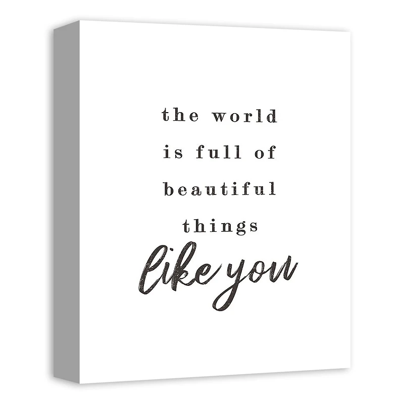Beautiful Things Like You 11" x 14" Canvas Wall Art