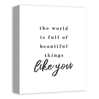 Beautiful Things Like You 11" x 14" Canvas Wall Art