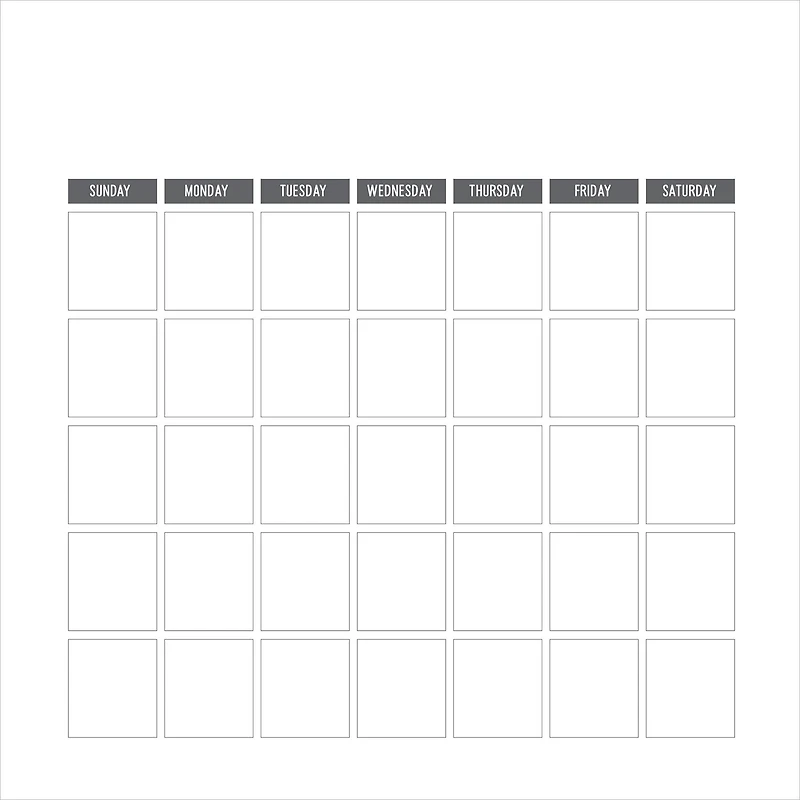 PhotoPlay Blank Calendar Sheets 12" x 12"