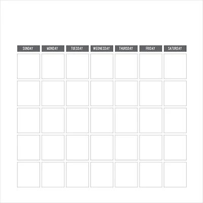 PhotoPlay Blank Calendar Sheets 12" x 12"