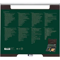 Faber-Castell 85 Piece Pitt Monochrome Drawing Set with Wood Case