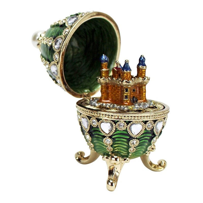 Design Toscano 5" The Bogdana Collection Romanov-Style Enameled Veronika Egg