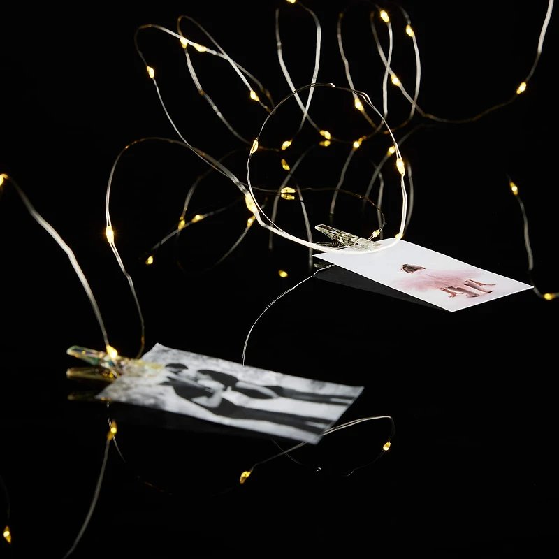 45ct. Warm White LED Iridescent Clip Lights by Ashland®