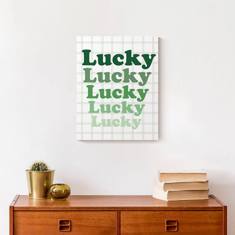 Lucky Stack Canvas Wall Art