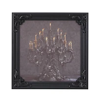 11.75" Skull Candelabra Canvas Wall Décor by Ashland®