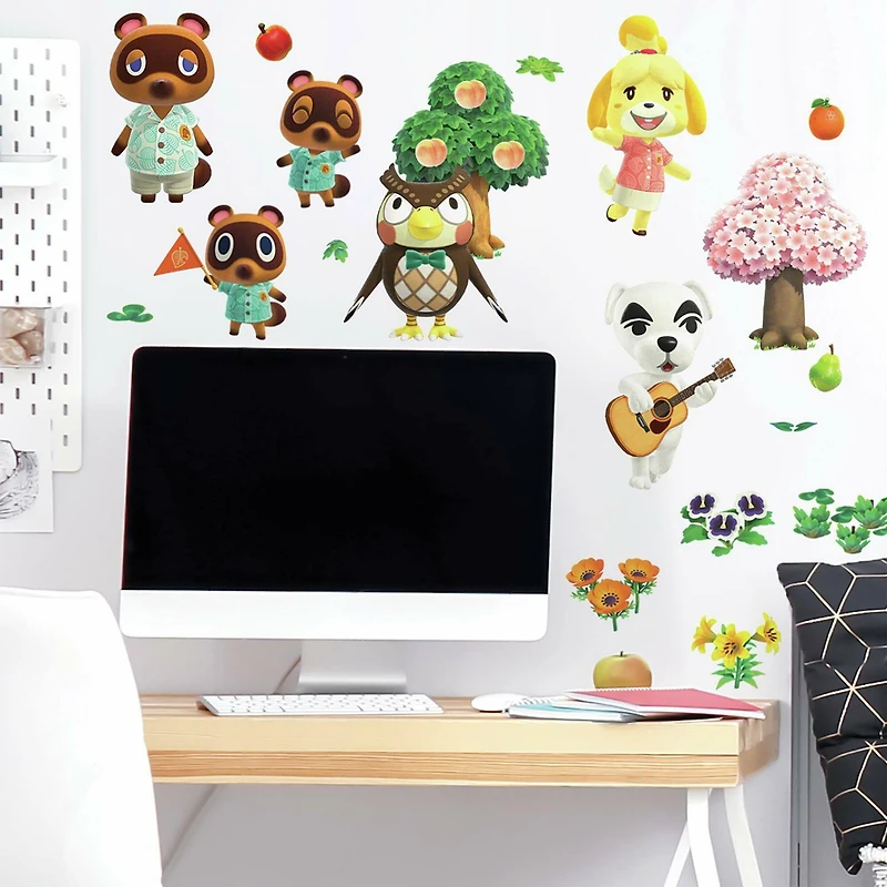 RoomMates Animal Crossing Peel & Stick Wall Decals