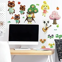 RoomMates Animal Crossing Peel & Stick Wall Decals