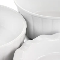 Gibson Elite® White Ceramic Bakeware Set