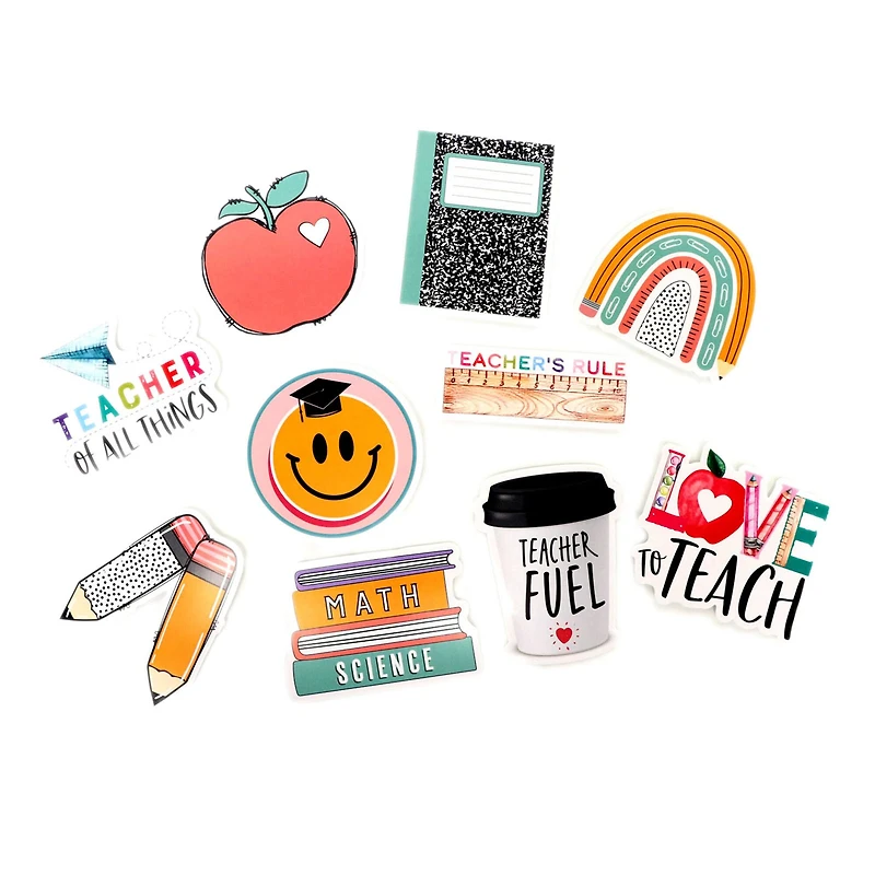 Vinyl Diecut Teacher Sticker Set by Recollections™