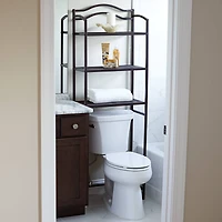 Household Essentials 3-Tier Metal Over the Toilet Storage Shelf