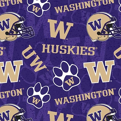 NCAA University of Washington Huskies Cotton Fabric