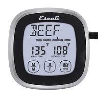 Escali Black Touch Screen Thermometer & Timer