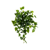 32" UV Resistant Artificial Philodendron Hanging Plant, 2ct.