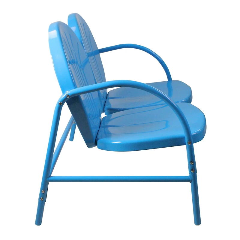 47" Outdoor Retro Tulip Loveseat