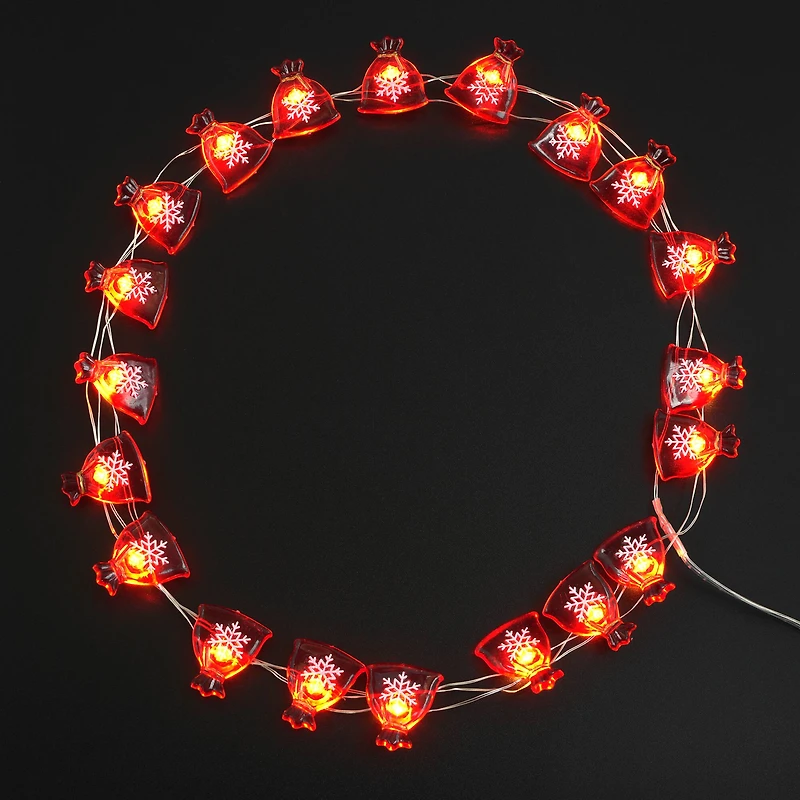 6ft. Santa's Bag LED Icon String Lights by Ashland®