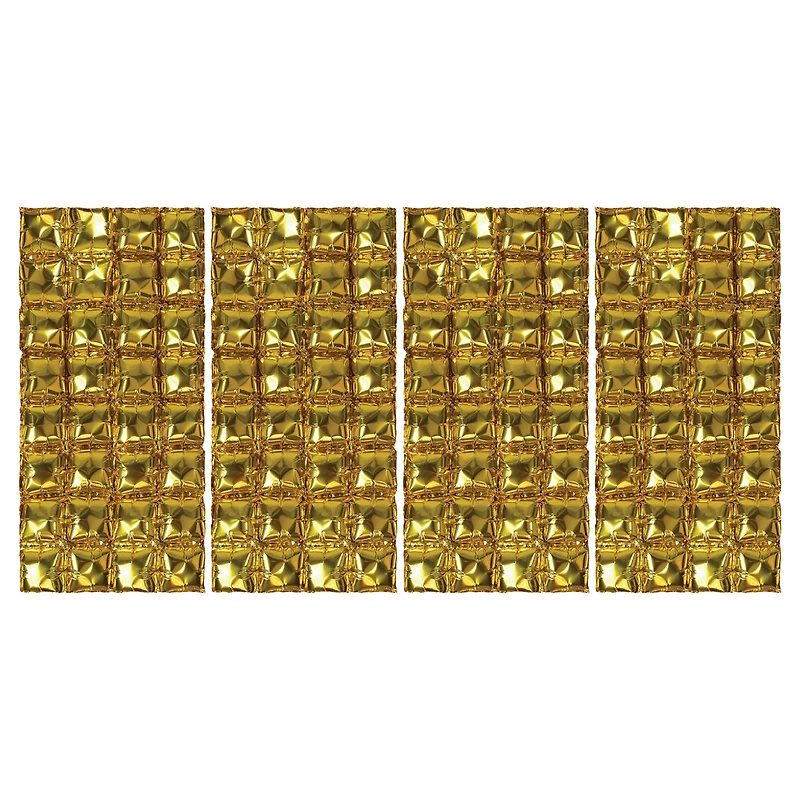 Beistle Gold Foil Balloon Backdrops