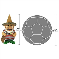 Design Toscano 12" Pancho the Garden Gnome Statue 