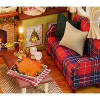 Wizardi Miniature Roombox Hut Dollhouse Kit