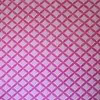 Feldman Pink Lattice Minky Fabric