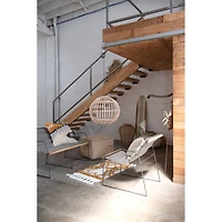 Hello Honey® 5.5ft. Stripes Lacquered Wood Surfboard Wall Décor