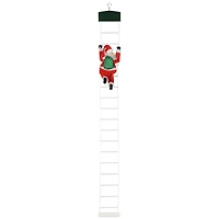 Mr. Christmas 10ft. Rope Ladder with Outdoor Animated Climbing Santa