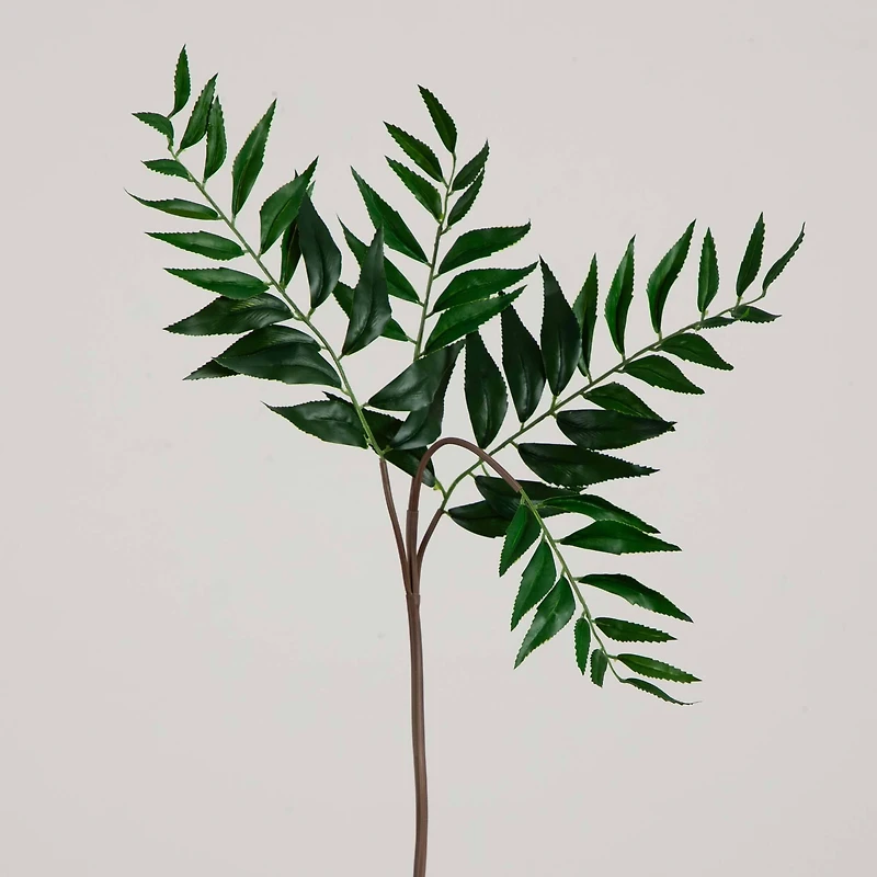 38" Green Palmate Fern Stems, 3ct.